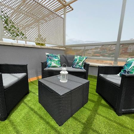 Atico "Turquesa Beach" Con Piscina, Terraza Y Barbacoa Sardina Zewnętrze zdjęcie