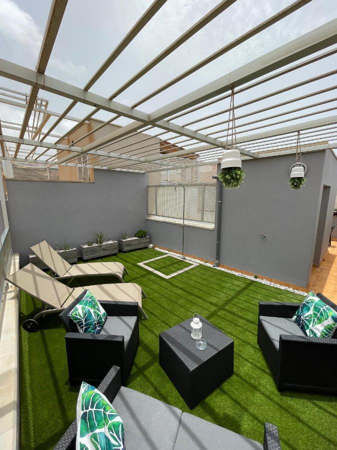 Atico "Turquesa Beach" Con Piscina, Terraza Y Barbacoa Sardina Zewnętrze zdjęcie